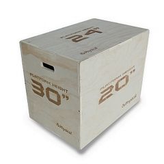 3-in-1 Wooden Plyo Box (Flat Packed)