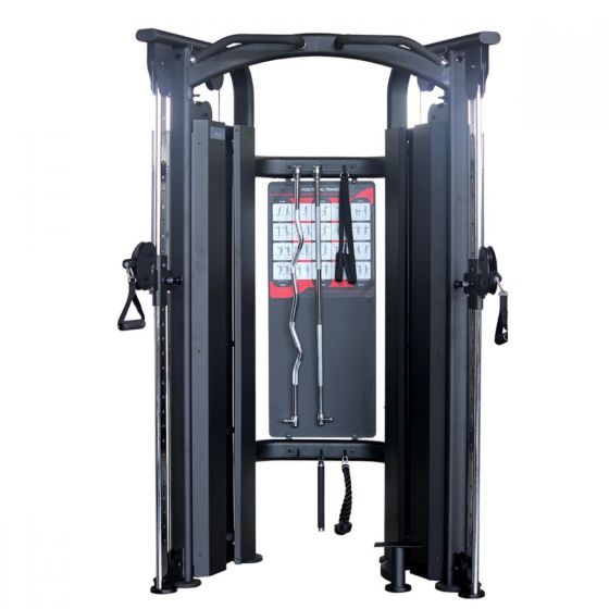 commercial functional trainer dual adjustable pulley