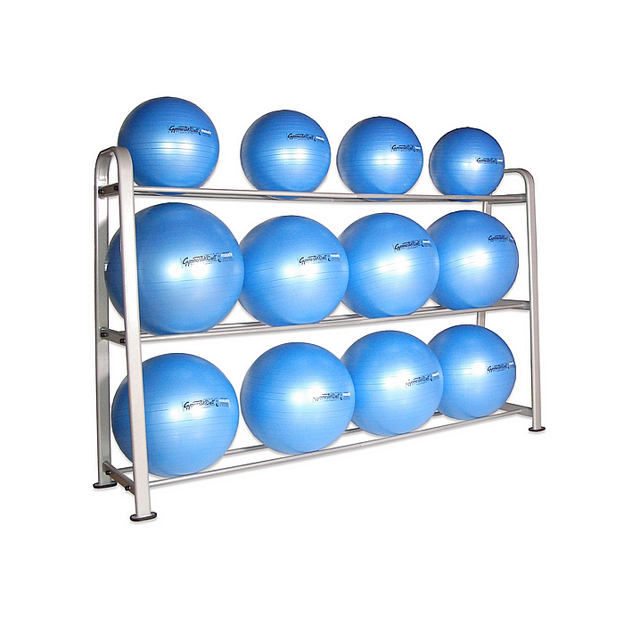 Stability Ball Storage Rack Holds 12 From Netfit Co Uk   Img Physco Pbr12 