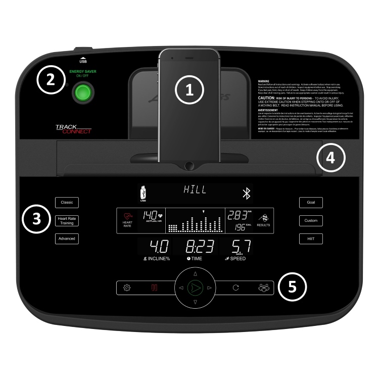 Life Fitness T5 Treadmill with Track Connect Console (was ...